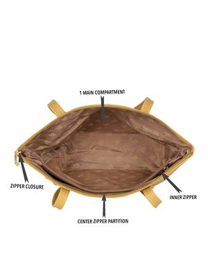 beige solid regular tote - 18472441 - Standard Image - 3