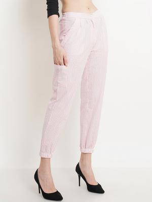 pink striped jogger - 18473067 - Standard Image - 2