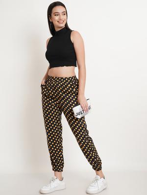 mid rise polka dot jogger - 18473070 - Standard Image - 4