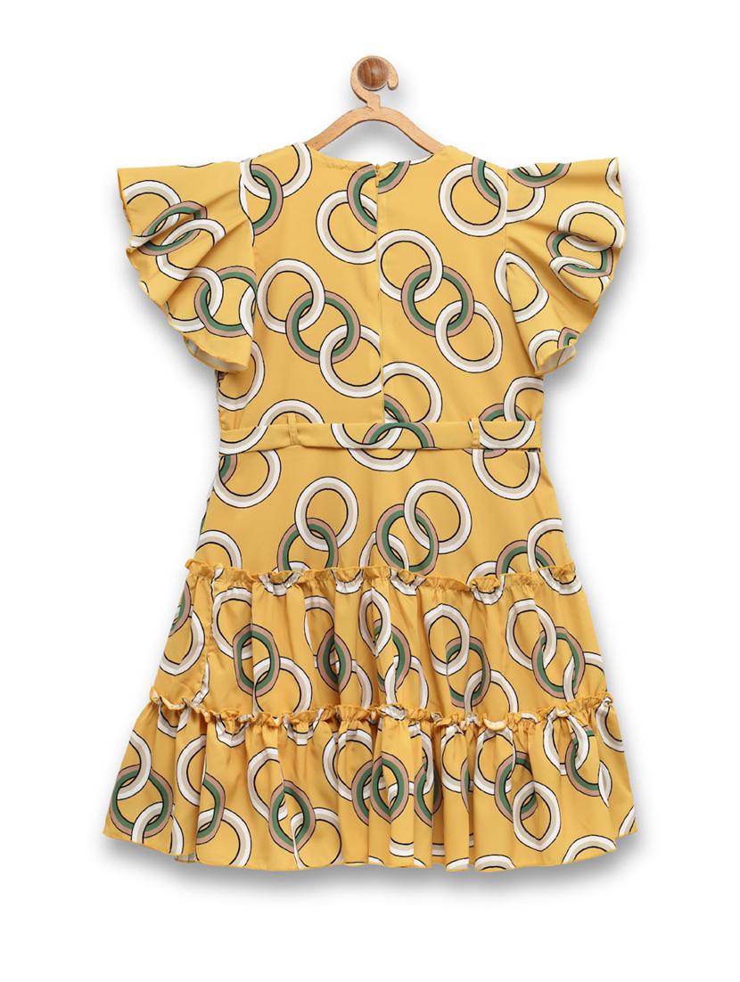 girls yellow printed jacket - 18473261 - Zoom Image - 2