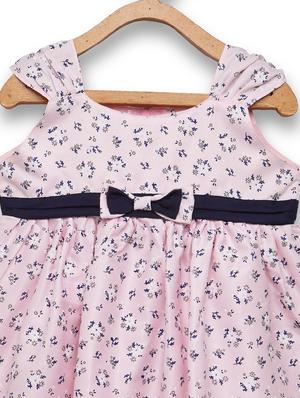 girls pink floral frock - 18473276 - Standard Image - 3