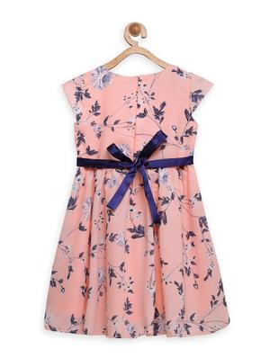 girls pink floral frock - 18473286 - Standard Image - 2