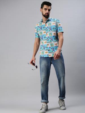 multi colored printed casual shirt - 18474092 - Standard Image - 4