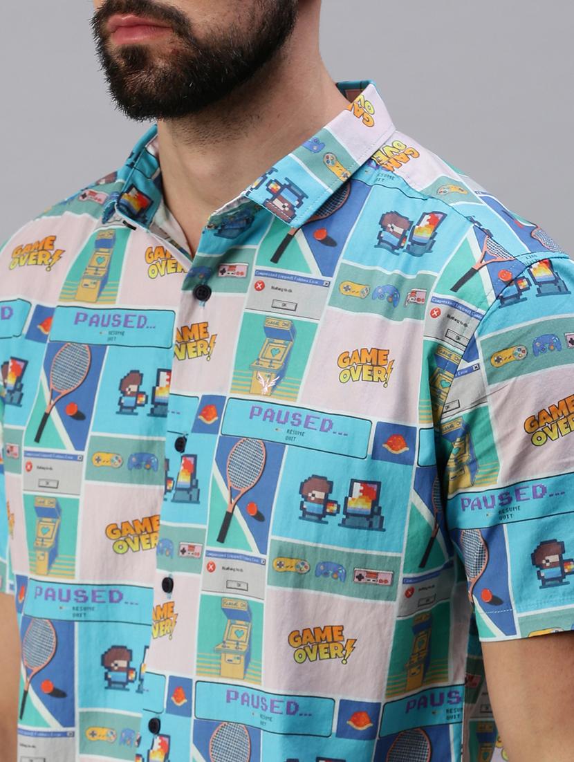 multi colored printed casual shirt - 18474092 - Zoom Image - 5