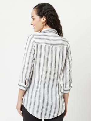 striped regular shirt - 18474483 - Standard Image - 3