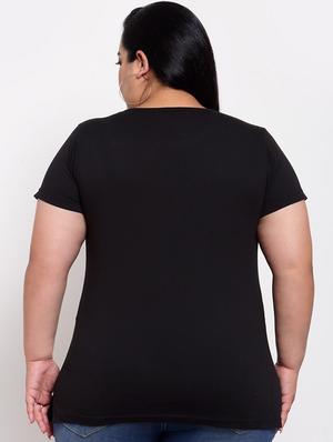 round neck solid regular tees - 18475500 - Standard Image - 3