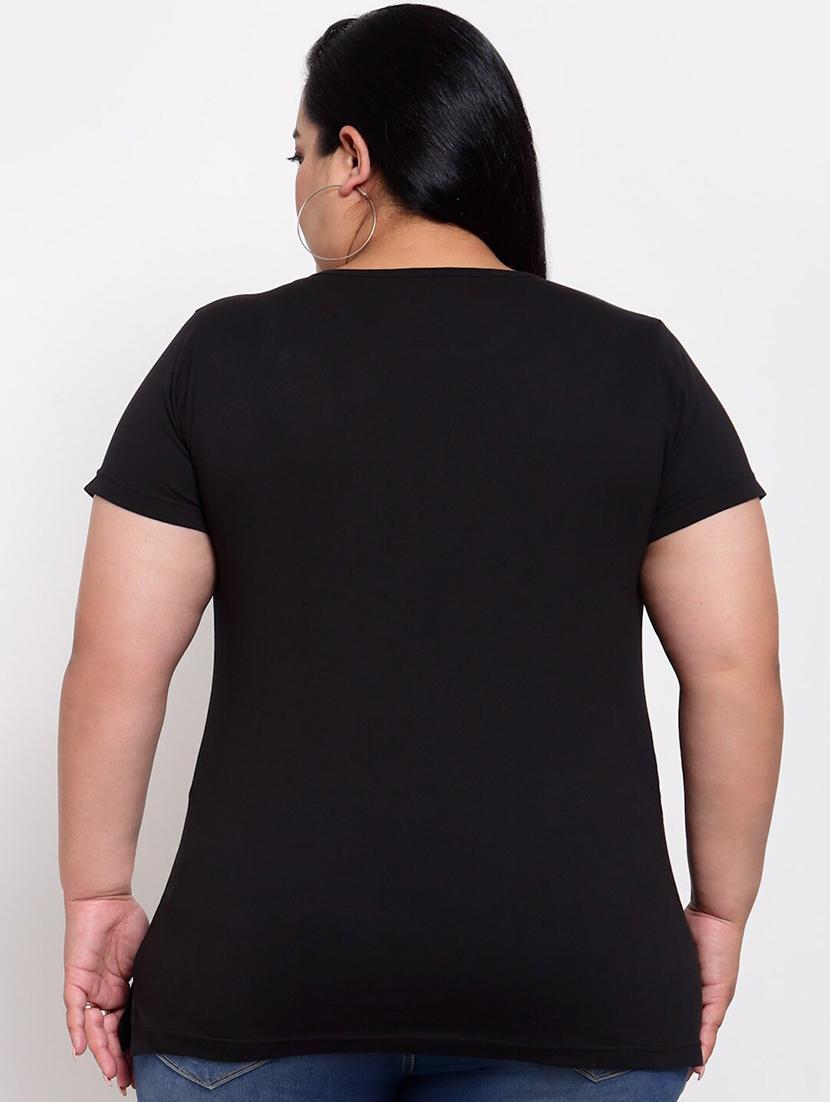 round neck solid regular tees - 18475500 - Zoom Image - 3