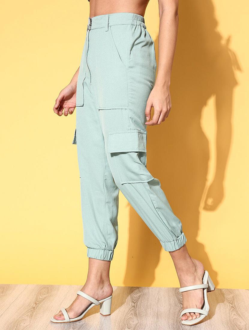 high rise solid cargo trouser - 18475732 - Zoom Image - 2