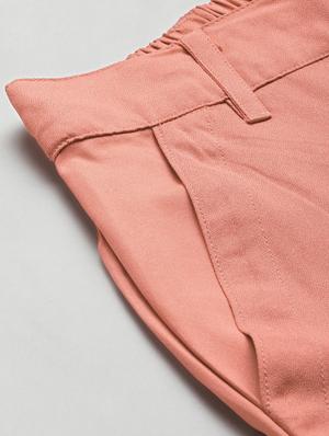 high rise solid flat front trouser - 18475734 - Standard Image - 5