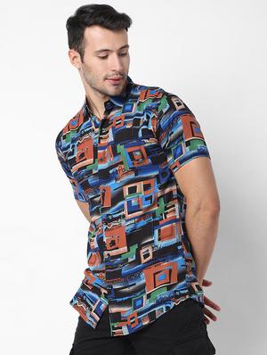 multi colored printed casual shirt - 18475980 - Standard Image - 2