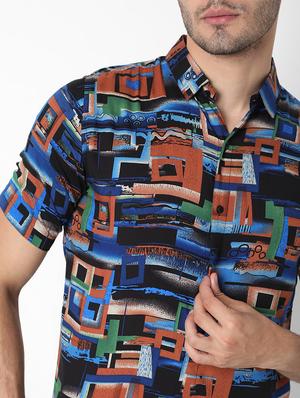 multi colored printed casual shirt - 18475980 - Standard Image - 5