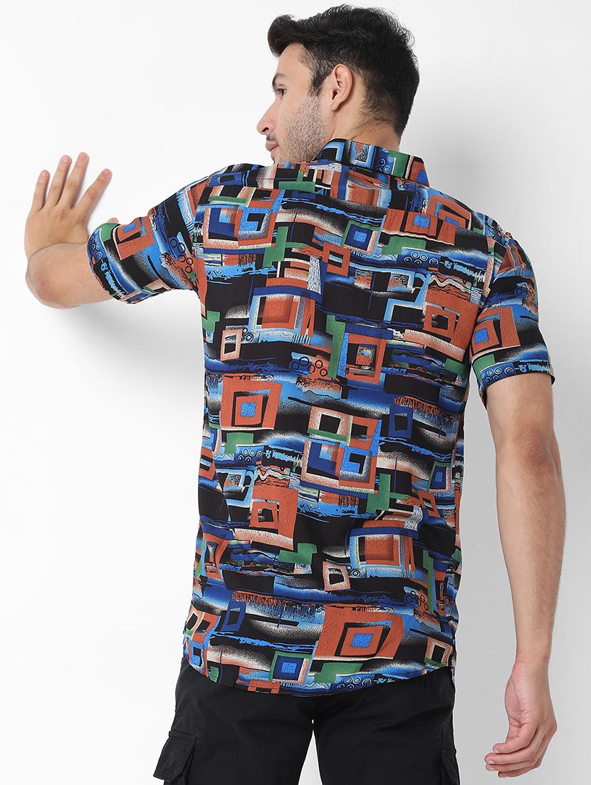 multi colored printed casual shirt - 18475980 - Zoom Image - 3
