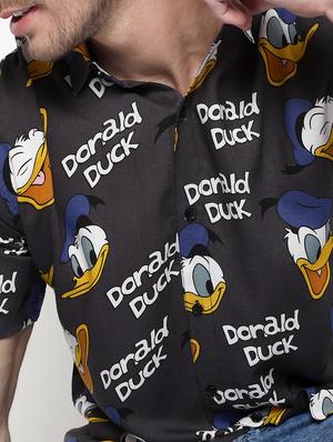black printed casual shirt - 18476012 - Standard Image - 5