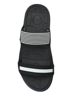 mens black slip on flip flop - 18476625 - Standard Image - 5