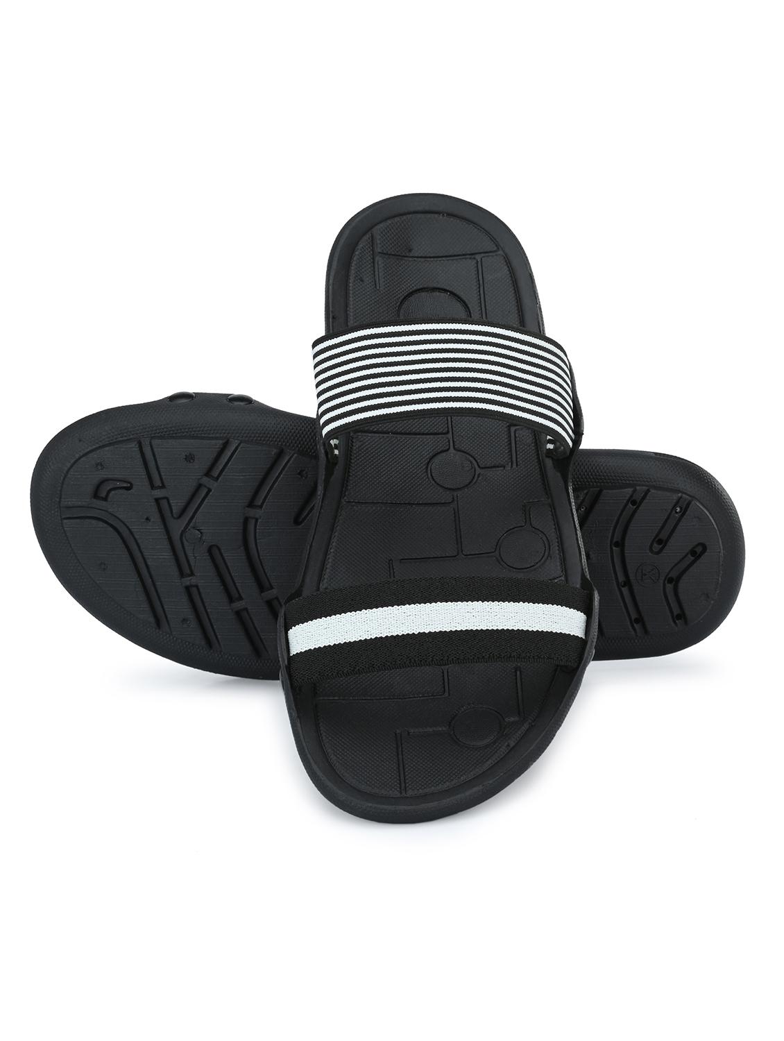 mens black slip on flip flop - 18476625 - Zoom Image - 4