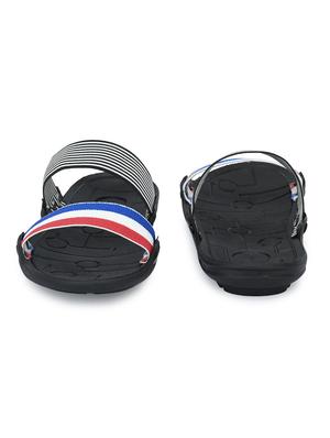 mens black slip on flip flop - 18476627 - Standard Image - 3