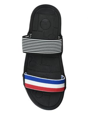 mens black slip on flip flop - 18476627 - Standard Image - 5