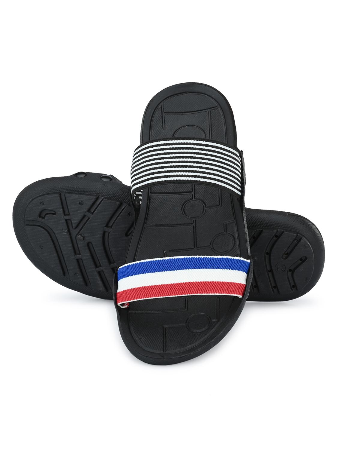 mens black slip on flip flop - 18476627 - Zoom Image - 4