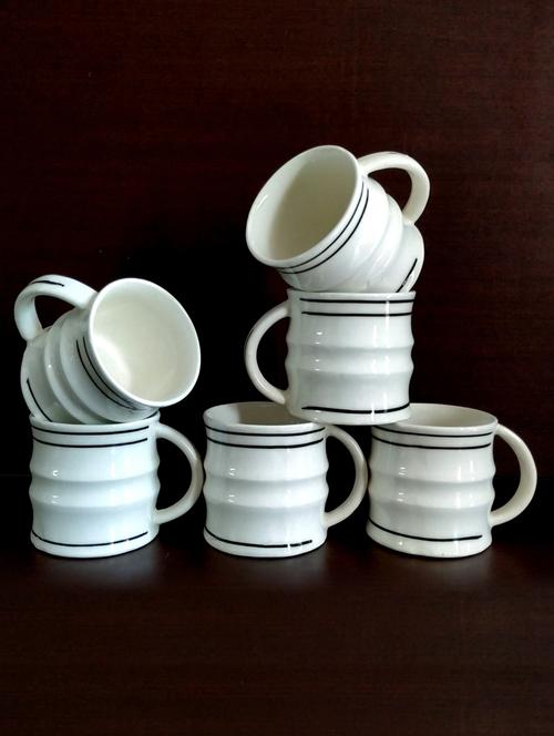 designer set of 6 cups | cup set | tea cups | set of 6 cups | ceramic - 18476675 - Standard Image - 1