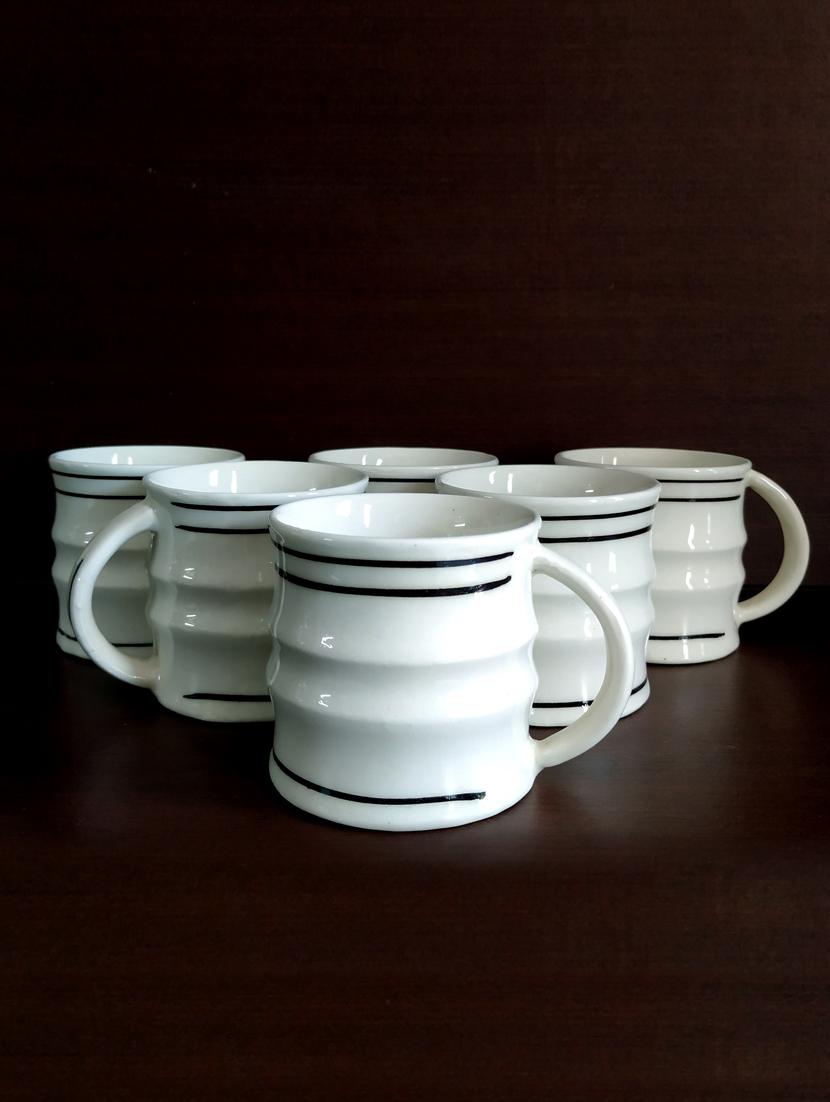 designer set of 6 cups | cup set | tea cups | set of 6 cups | ceramic - 18476675 - Zoom Image - 4