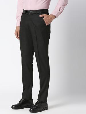 brown checkered formal trouser - 18476789 - Standard Image - 2