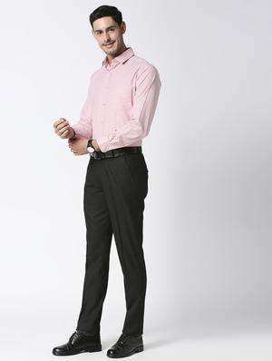 brown checkered formal trouser - 18476789 - Standard Image - 5