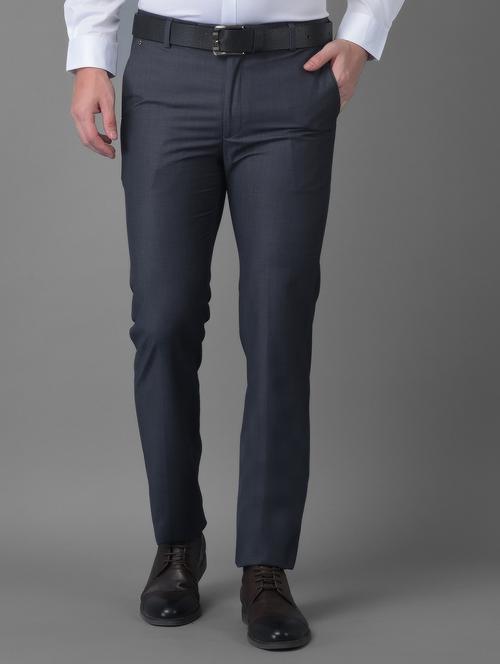 black solid formal trouser - 18477380 - Standard Image - 1