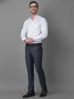 black solid formal trouser - 18477380 - Standard Image - 5