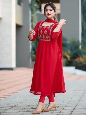women suit with dupatta set - 18477896 - Standard Image - 2