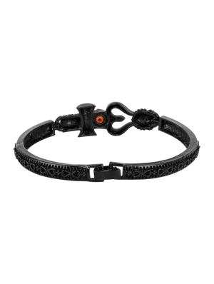 kajaru men analog watch with mahadev bracelet - 18478315 - Standard Image - 7