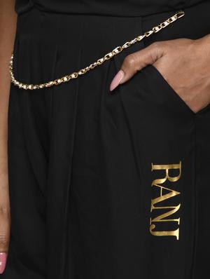 frill embellished solid full length jumpsuit - 18478391 - Standard Image - 4