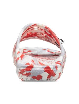women printed slides flip flop - 18478721 - Standard Image - 3