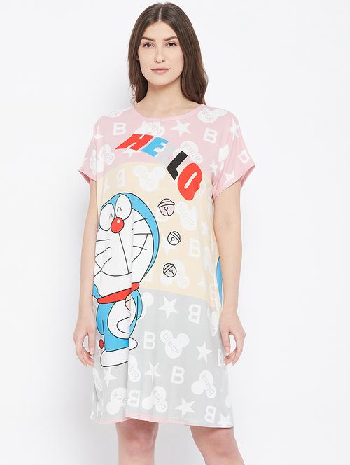 drop sleeved printed sleepshirts - 18478839 - Standard Image - 1