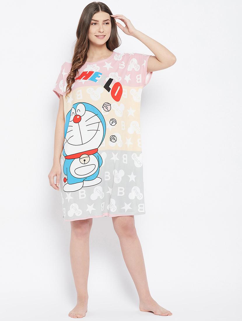 drop sleeved printed sleepshirts - 18478839 - Zoom Image - 4