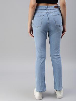 high rise stone washed jeans - 18479584 - Standard Image - 3