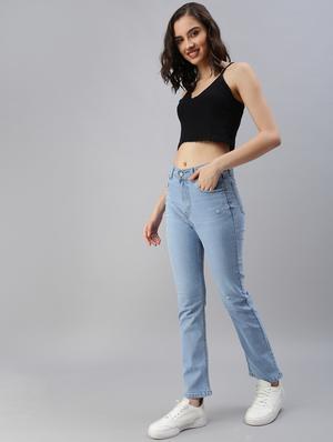 high rise stone washed jeans - 18479584 - Standard Image - 4