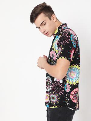 multi colored printed casual shirt - 18479647 - Standard Image - 2