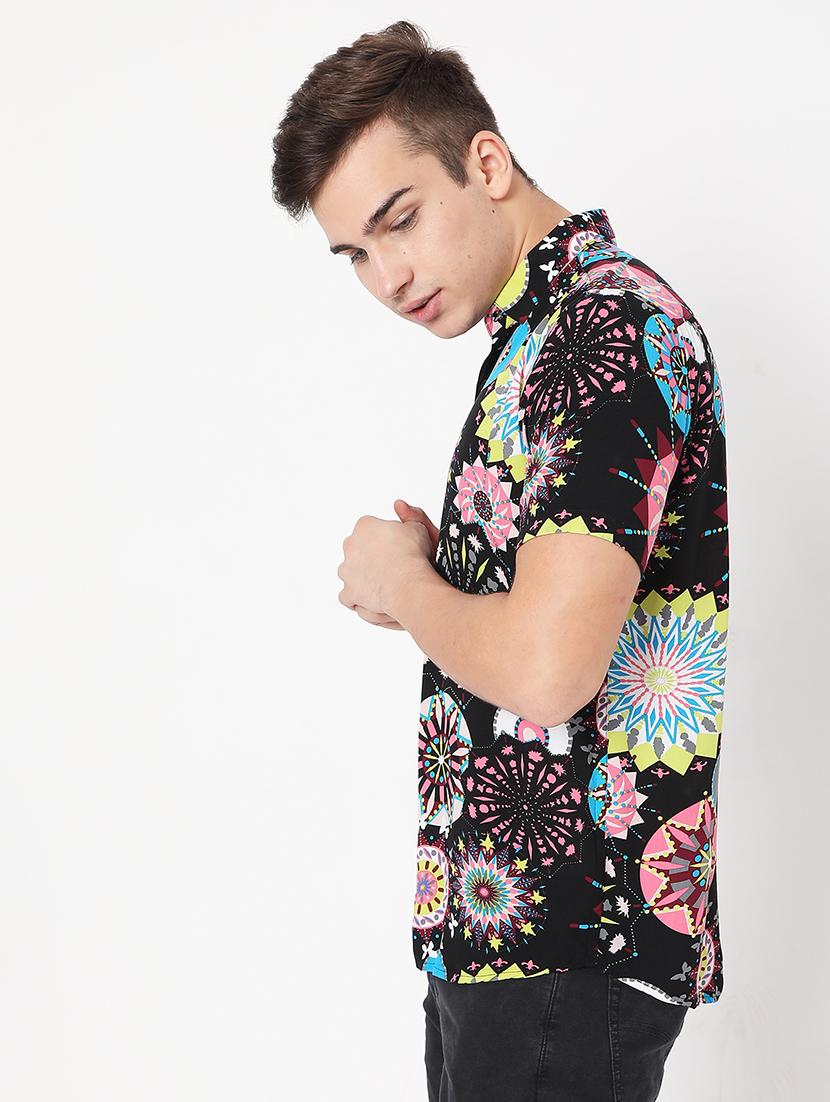 multi colored printed casual shirt - 18479647 - Zoom Image - 2