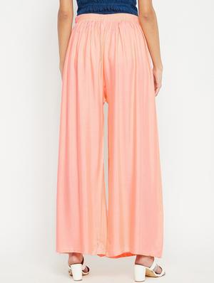 mid rise solid palazzo - 18479915 - Standard Image - 4