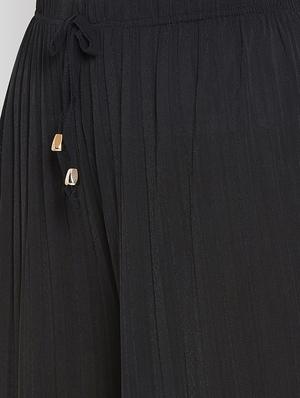 drawstring waist solid palazzo - 18479916 - Standard Image - 6