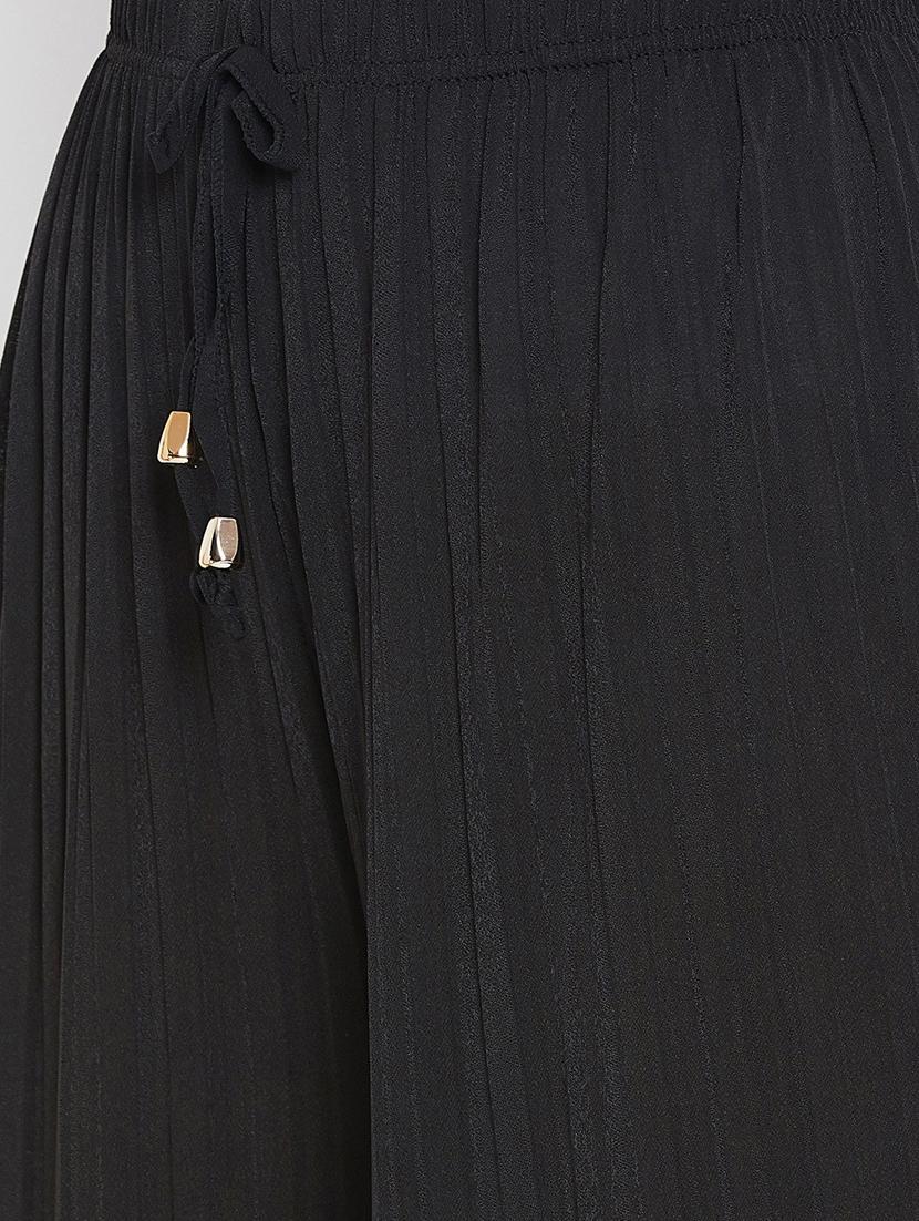 drawstring waist solid palazzo - 18479916 - Zoom Image - 6