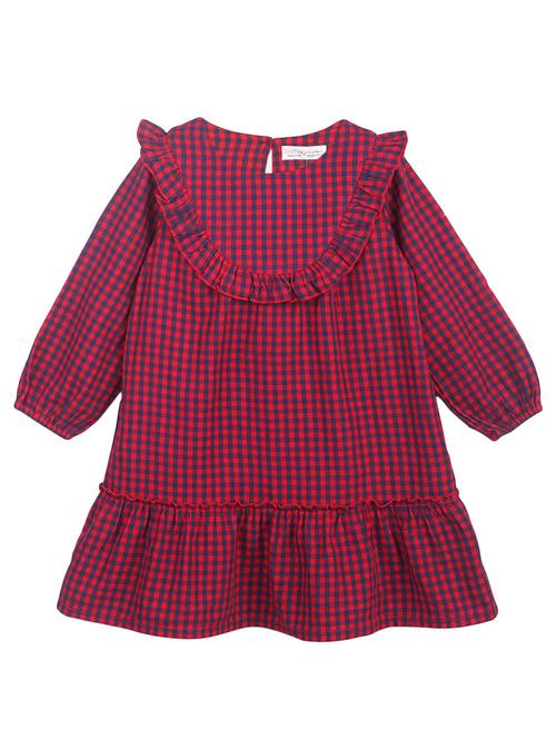 girls gingham checkered frock - 18479935 - Standard Image - 1