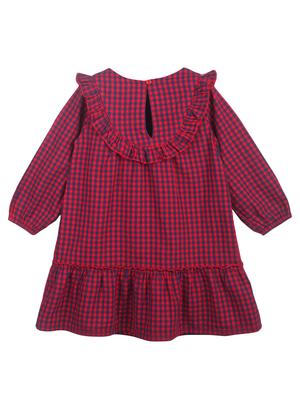 girls gingham checkered frock - 18479935 - Standard Image - 2