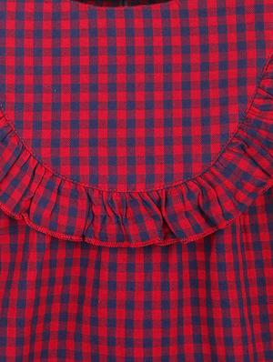 girls gingham checkered frock - 18479935 - Standard Image - 3