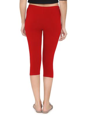 mid rise solid capri legging - 18480099 - Standard Image - 3