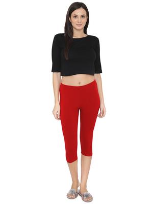 mid rise solid capri legging - 18480099 - Standard Image - 4