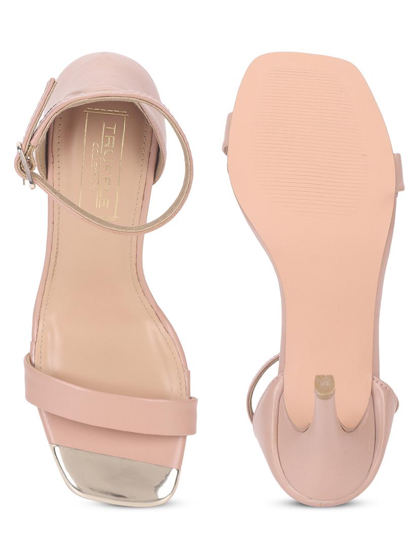 women nude ankle strap sandal - 18481076 - Zoom Image - 5