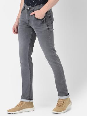 grey light washed denim jean - 18481187 - Standard Image - 2