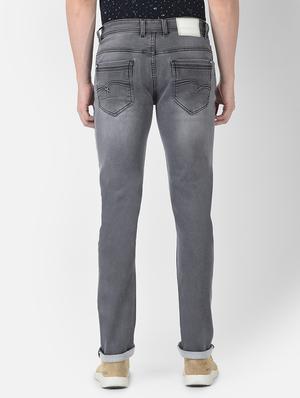 grey light washed denim jean - 18481187 - Standard Image - 3
