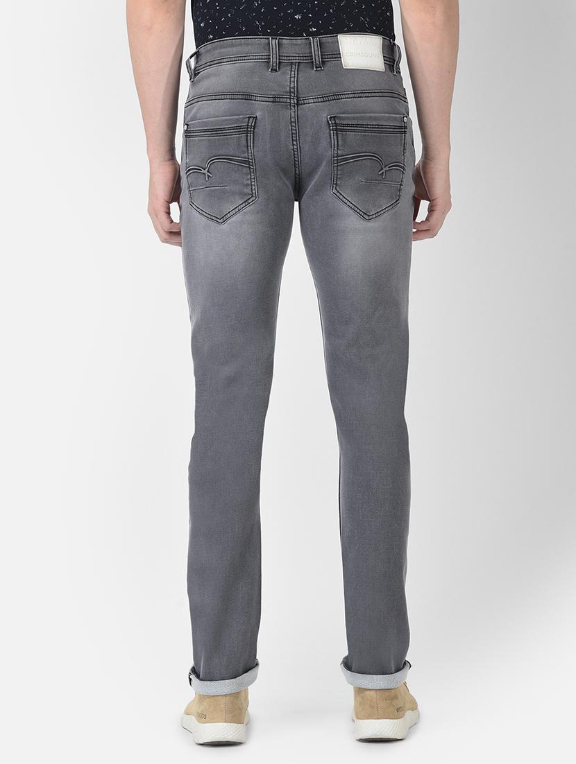 grey light washed denim jean - 18481187 - Zoom Image - 3